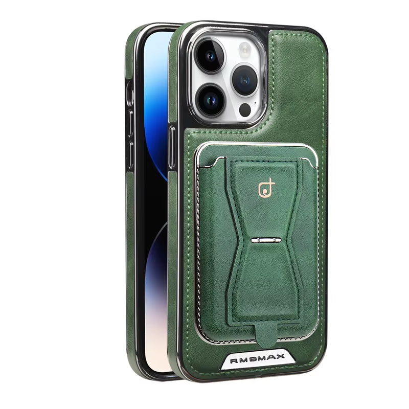Leather Magnetic Card Slot Phone Case for Iphone