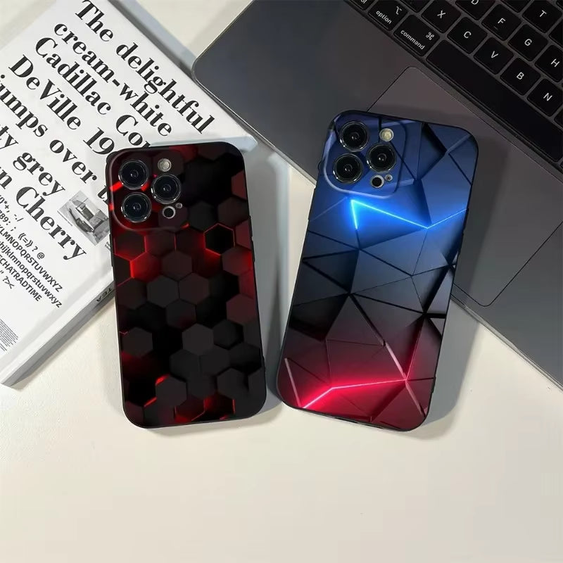 Car Carbon Fibre Phone Case for Iphone