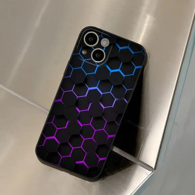 Car Carbon Fibre Phone Case for Iphone